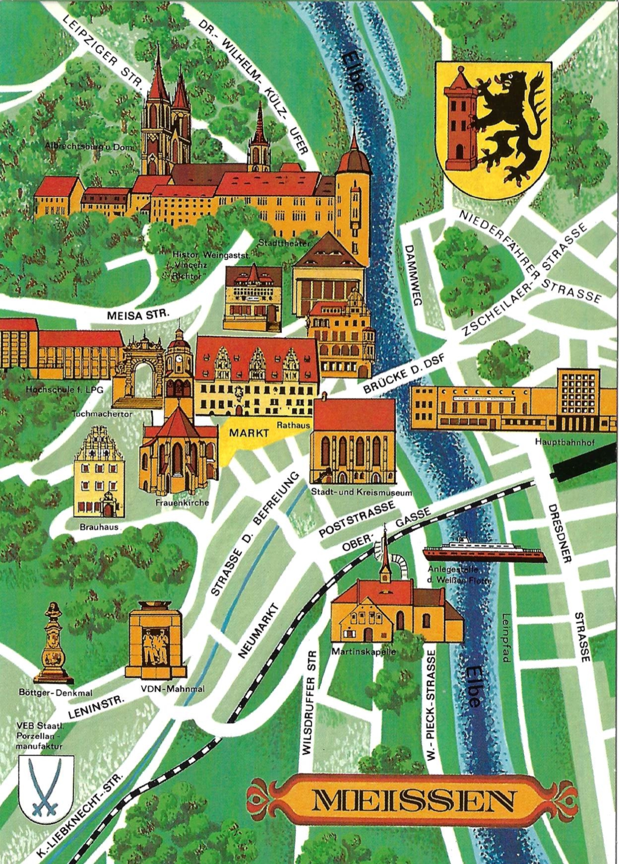 Karte Meißen Karte Meißen